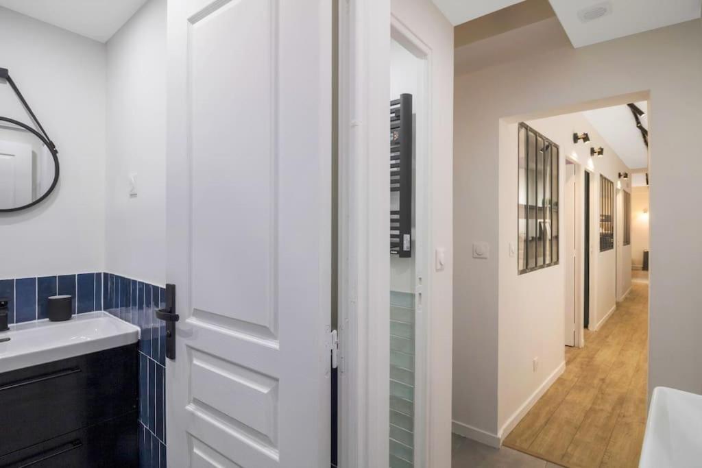 Brand New Flat For 8 People, 3 Bedrooms Paris Eksteriør bilde